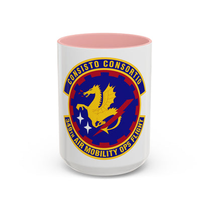 349th Air Mobility Operations Flight (U.S. Air Force) Accent Coffee Mug