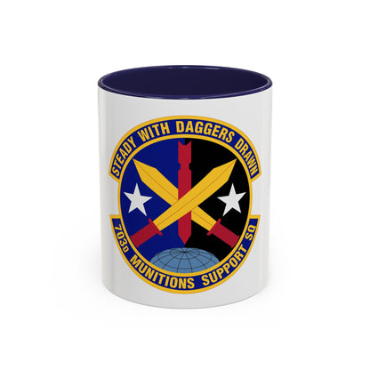 703d Munitions Support Squadron (U.S. Air Force) Accent Coffee Mug
