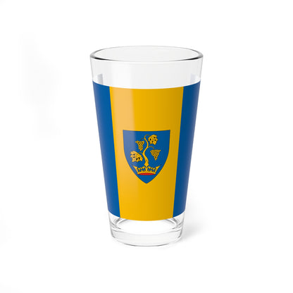 Flag of Imrehegy (Hungary) Pint Glass 16oz