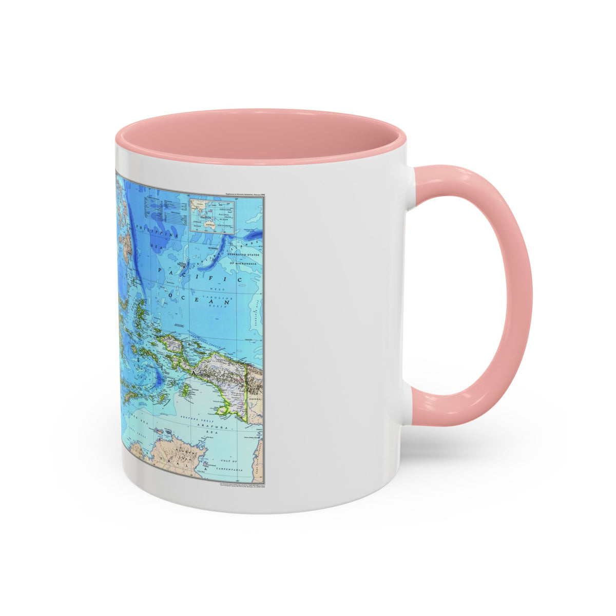 Indonesia 1 (1996) (Map) Accent Coffee Mug