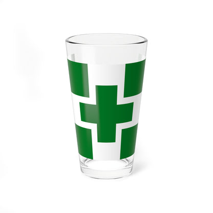 Flag of safety and health (Japan) Pint Glass 16oz