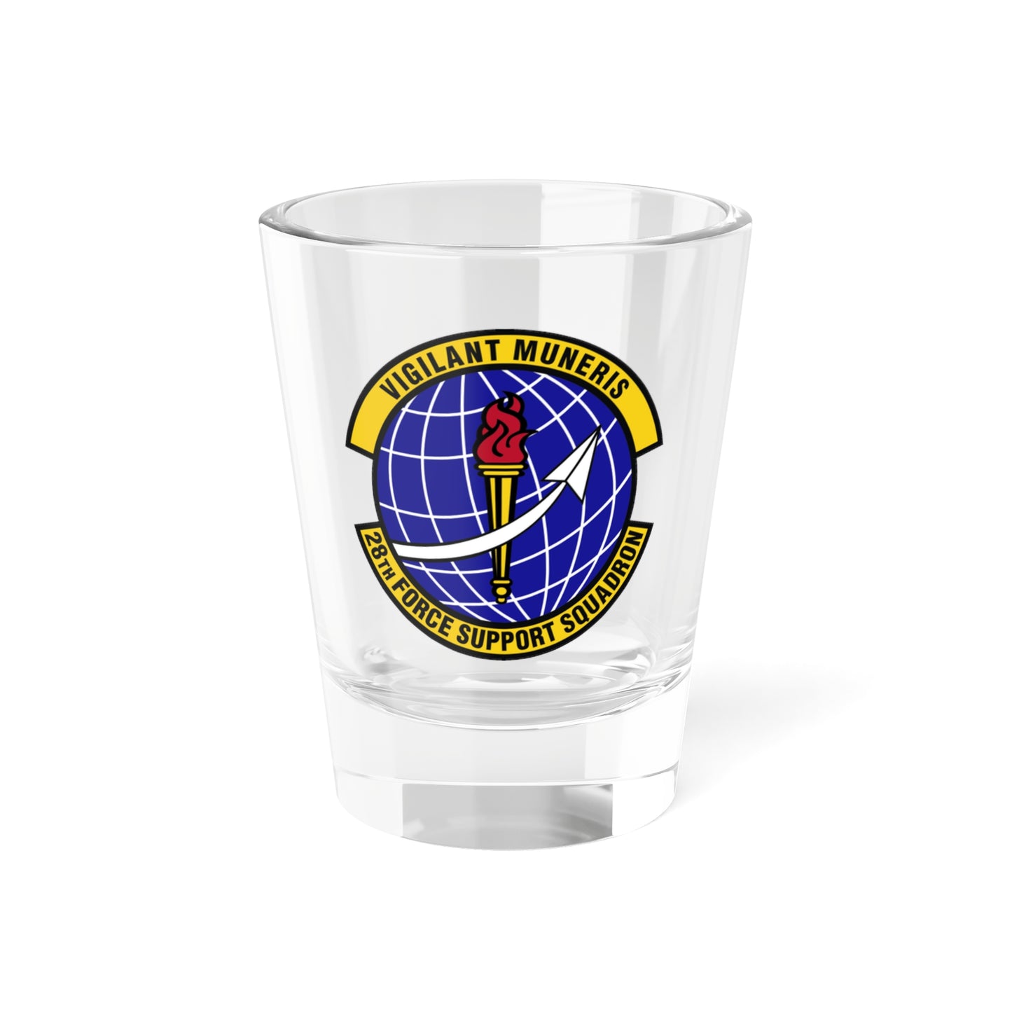 28th Force Support Squadron (U.S. Air Force) Shot Glass 1.5oz