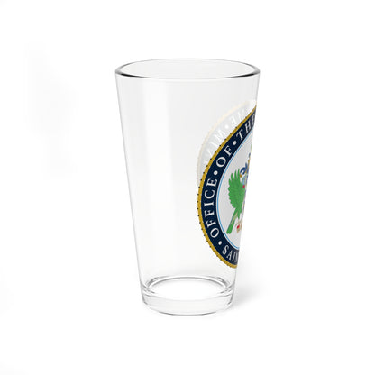 Seal of the Prime Minister of Saint Lucia (Saint Lucia) (Coat of Arms) Pint Glass 16oz