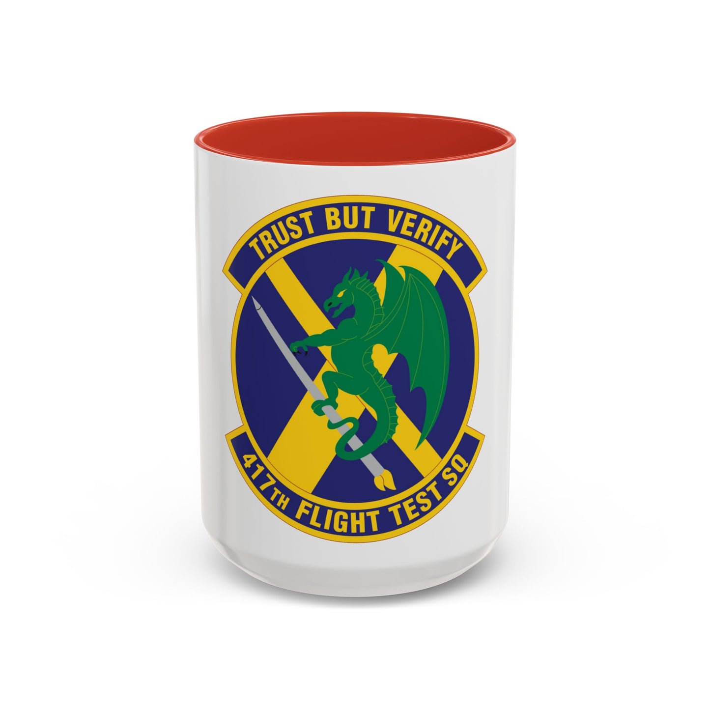 417th Flight Test Squadron (U.S. Air Force) Accent Coffee Mug