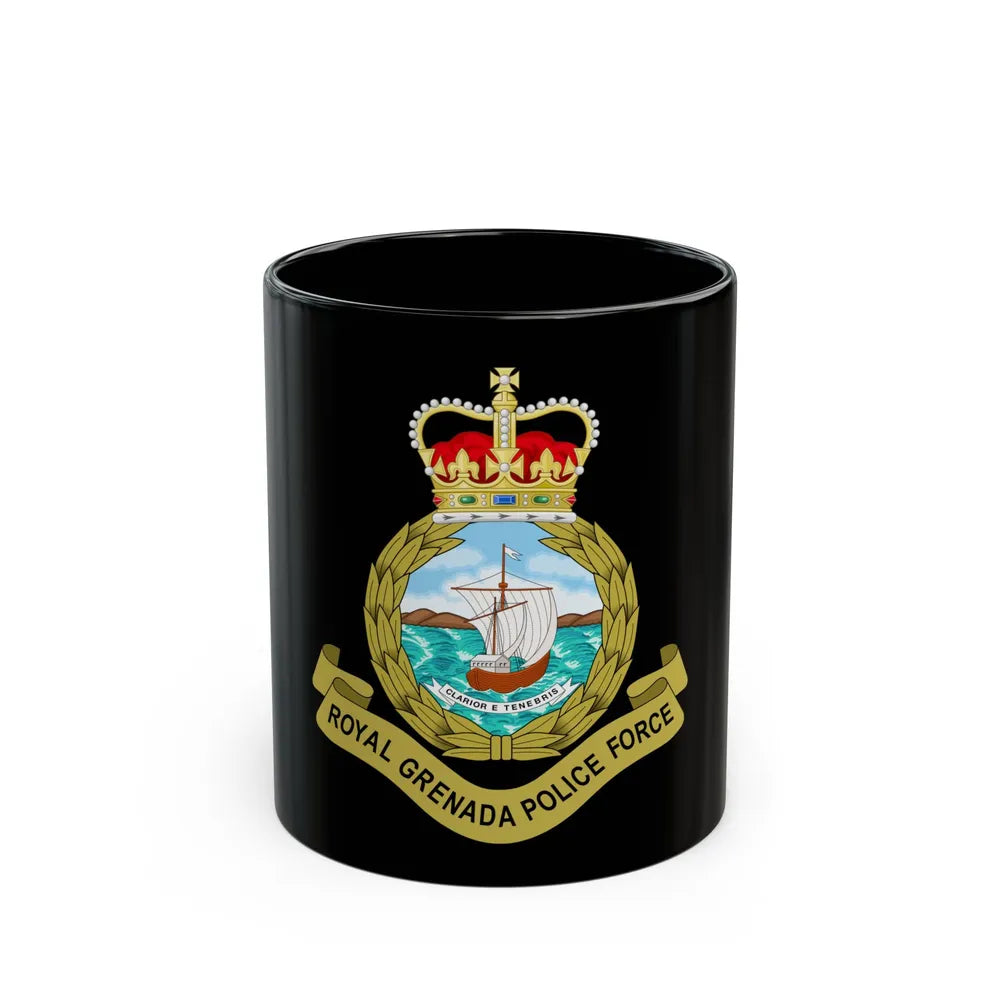 Royal Grenada Police Force - Black Coffee Mug-11oz-Go Mug Yourself