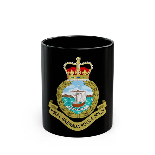 Royal Grenada Police Force - Black Coffee Mug-11oz-Go Mug Yourself