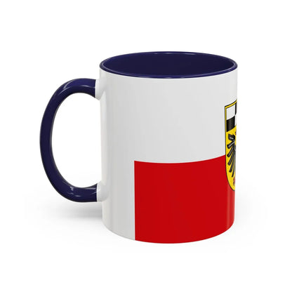 Flag of Ansbach Germany - Accent Coffee Mug-Go Mug Yourself