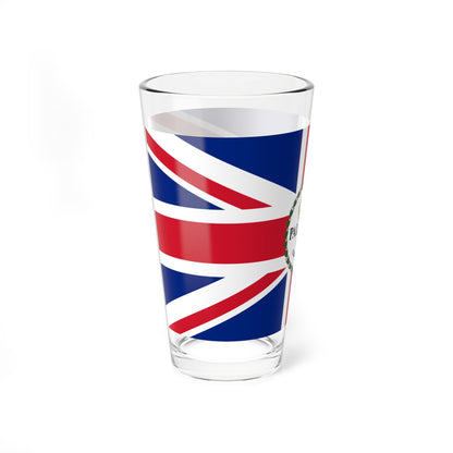 Flag of the of the High Commissioner of Palestine (Israel) Pint Glass 16oz