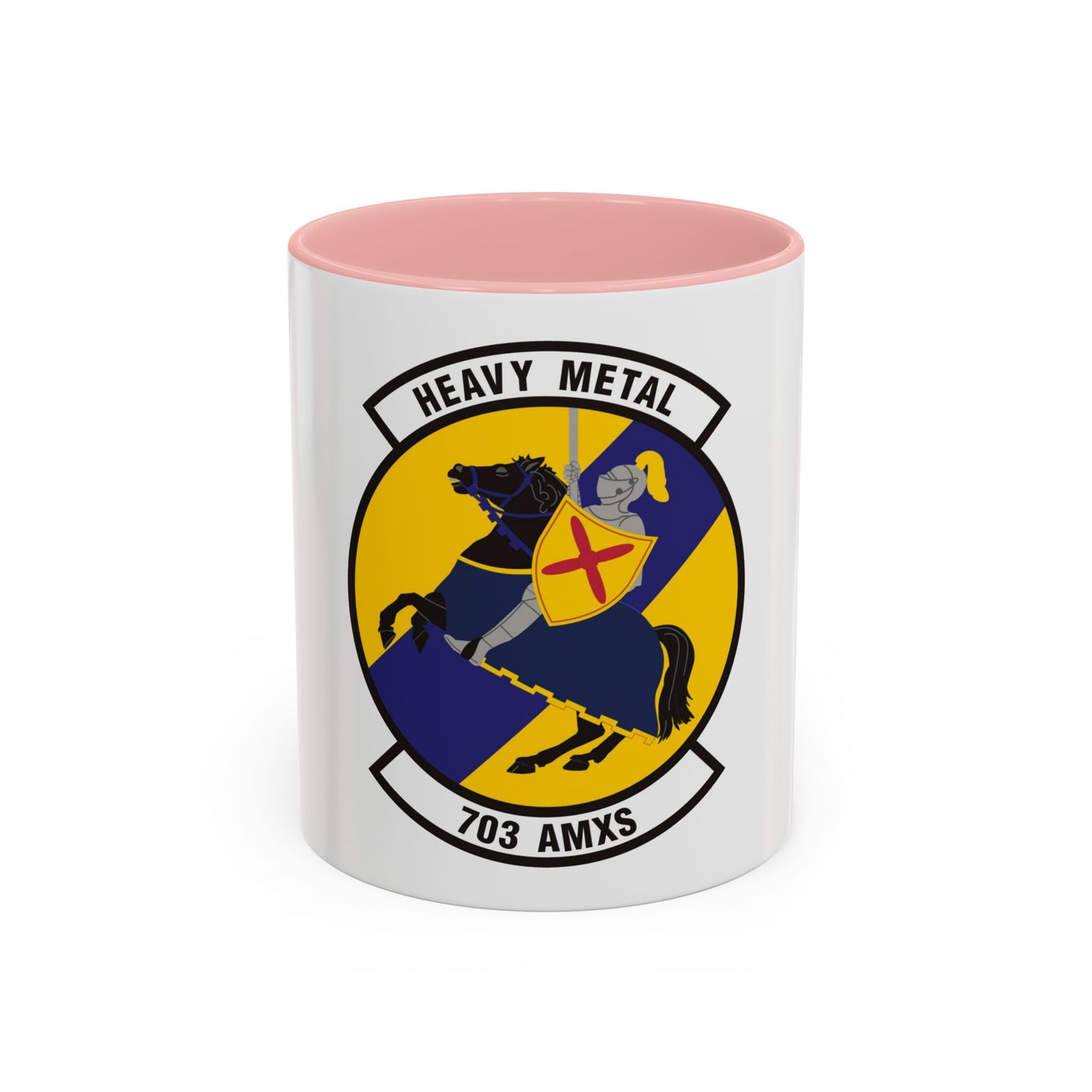 703d Aircraft Maintenance Squadron (U.S. Air Force) Accent Coffee Mug