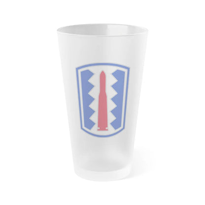 197TH INFANTRY BRIGADE (U.S. Army) Frosted Pint Glass 16oz-Go Mug Yourself