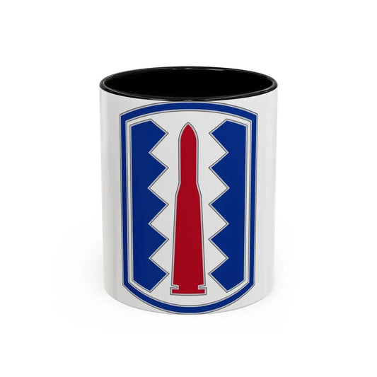 197TH INFANTRY BRIGADE (U.S. Army) Accent Coffee Mug 11oz Black - Go Mug Yourself