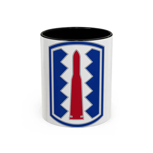 197TH INFANTRY BRIGADE (U.S. Army) Accent Coffee Mug 11oz Black - Go Mug Yourself