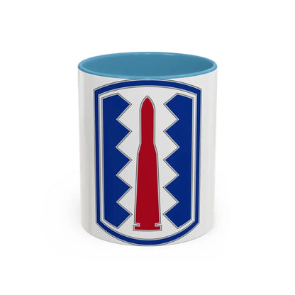 197TH INFANTRY BRIGADE (U.S. Army) Accent Coffee Mug 11oz Light Blue - Go Mug Yourself