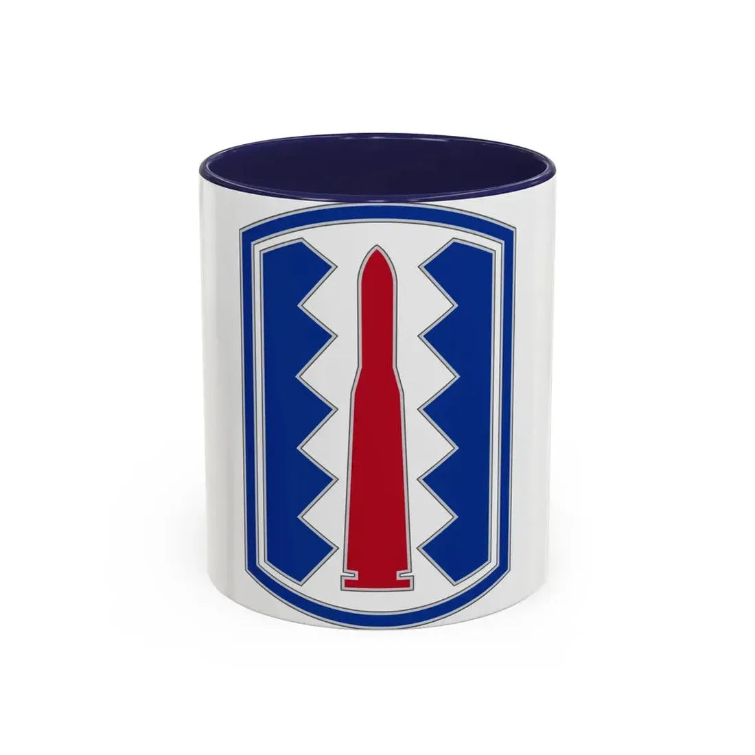 197TH INFANTRY BRIGADE (U.S. Army) Accent Coffee Mug 11oz Navy - Go Mug Yourself