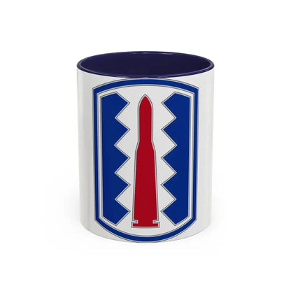 197TH INFANTRY BRIGADE (U.S. Army) Accent Coffee Mug 11oz Navy - Go Mug Yourself