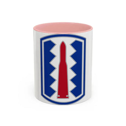 197TH INFANTRY BRIGADE (U.S. Army) Accent Coffee Mug 11oz Pink - Go Mug Yourself