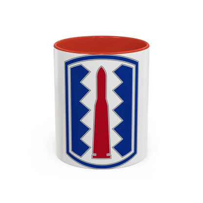 197TH INFANTRY BRIGADE (U.S. Army) Accent Coffee Mug 11oz Red - Go Mug Yourself