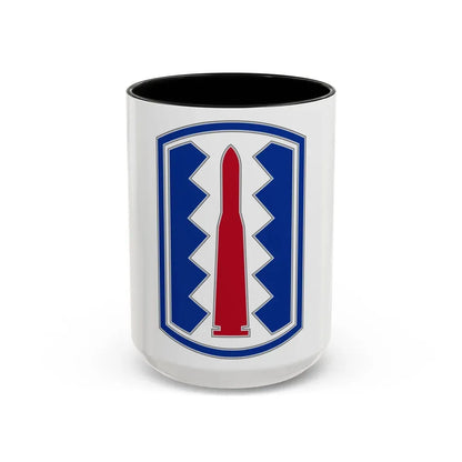197TH INFANTRY BRIGADE (U.S. Army) Accent Coffee Mug 15oz Black - Go Mug Yourself