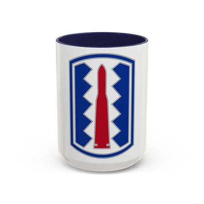197TH INFANTRY BRIGADE (U.S. Army) Accent Coffee Mug 15oz Navy - Go Mug Yourself