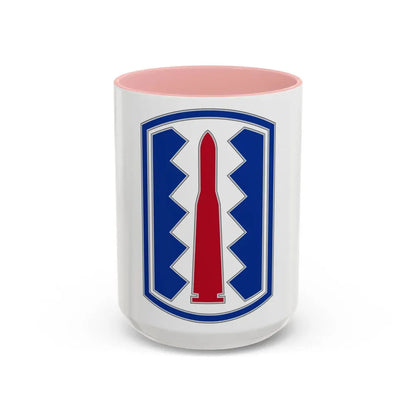 197TH INFANTRY BRIGADE (U.S. Army) Accent Coffee Mug 15oz Pink - Go Mug Yourself
