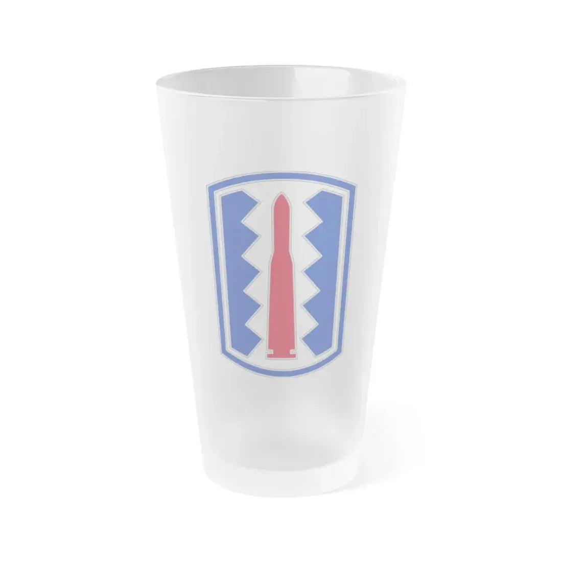 197TH INFANTRY BRIGADE (U.S. Army) Frosted Pint Glass 16oz Default Title - Go Mug Yourself