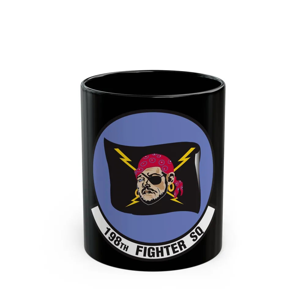 198 Fighter Squadron (U.S. Air Force) Black Coffee Mug-11oz-Go Mug Yourself