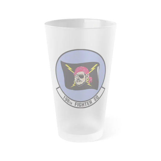 198 Fighter Squadron (U.S. Air Force) Frosted Pint Glass 16oz-16oz-Frosted-Go Mug Yourself