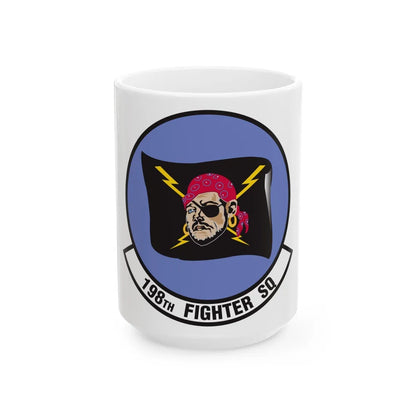 198 Fighter Squadron (U.S. Air Force) White Coffee Mug-15oz-Go Mug Yourself