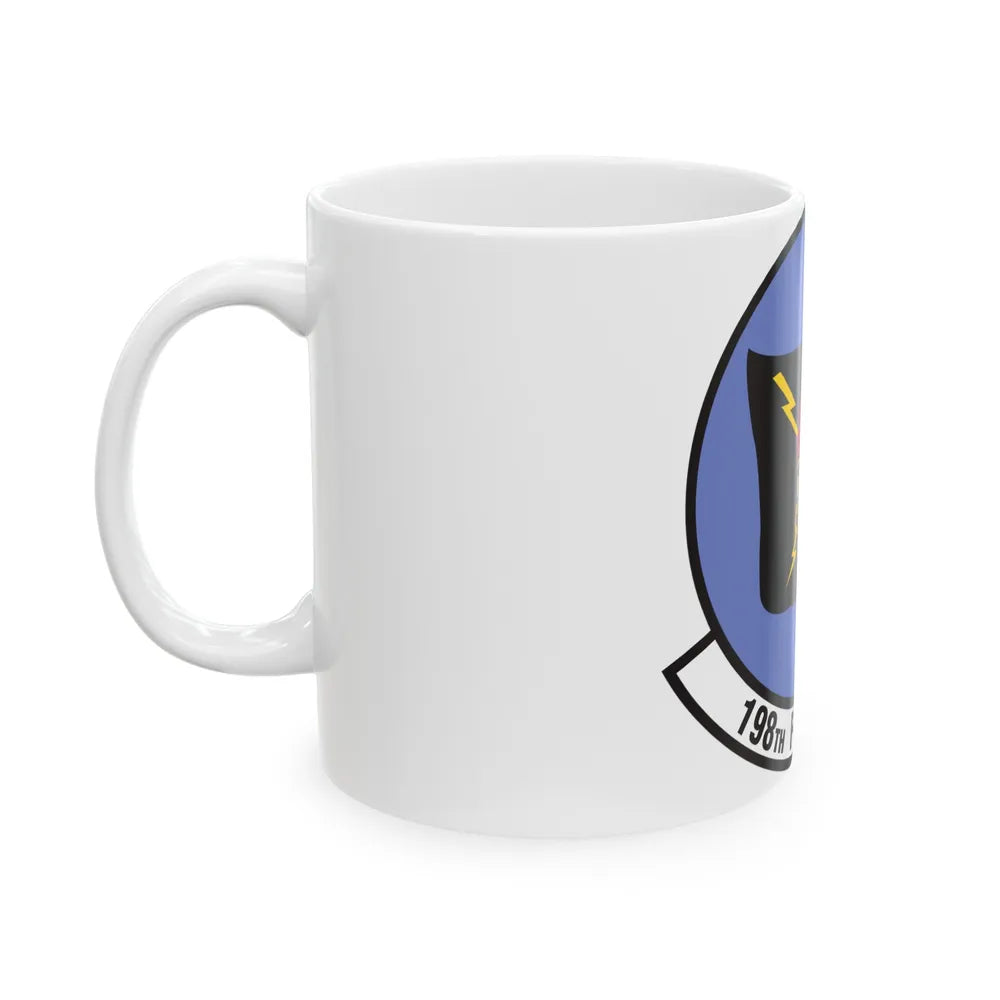 198 Fighter Squadron (U.S. Air Force) White Coffee Mug-Go Mug Yourself