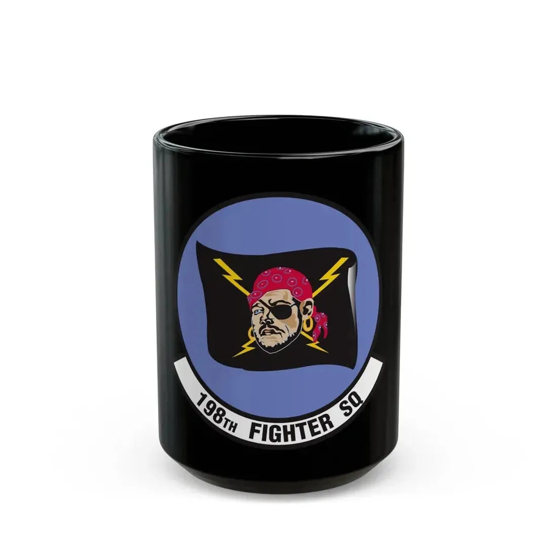 198 Fighter Squadron (U.S. Air Force) Black Coffee Mug - Go Mug Yourself