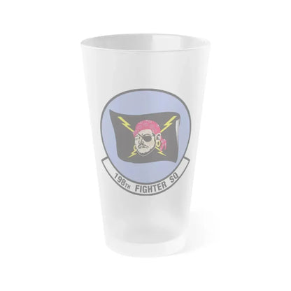 198 Fighter Squadron (U.S. Air Force) Frosted Pint Glass 16oz 16oz Frosted - Go Mug Yourself