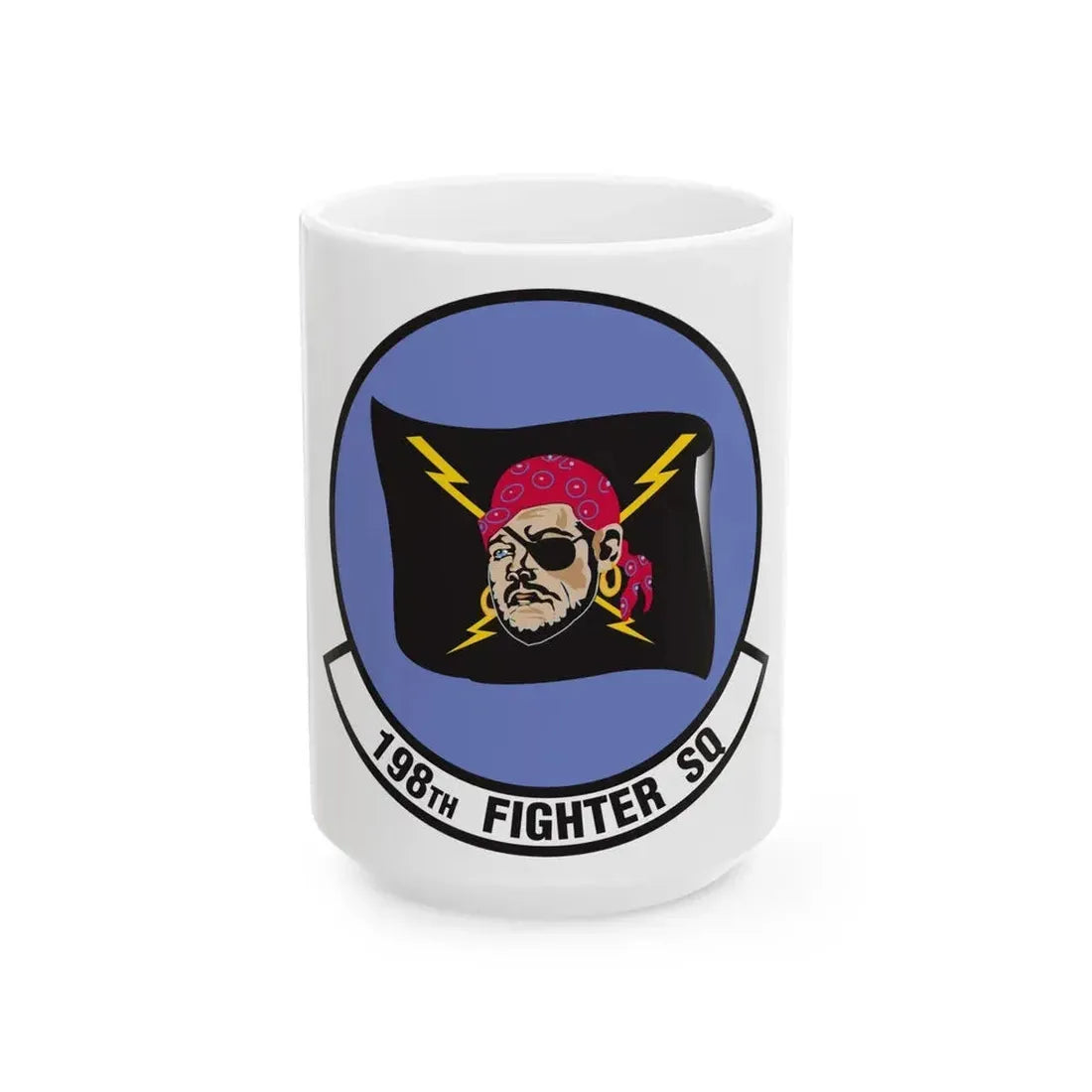 198 Fighter Squadron (U.S. Air Force) White Coffee Mug 15oz - Go Mug Yourself