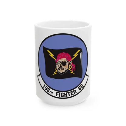 198 Fighter Squadron (U.S. Air Force) White Coffee Mug 15oz - Go Mug Yourself