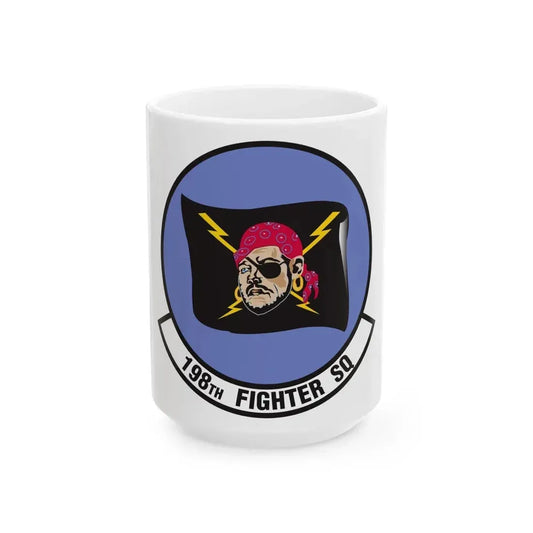 198 Fighter Squadron (U.S. Air Force) White Coffee Mug 15oz - Go Mug Yourself