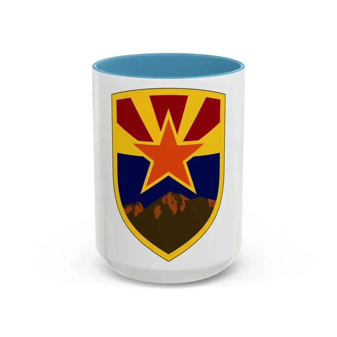 198 Regional Support Group 2 (U.S. Army) Accent Coffee Mug 15oz Light Blue - Go Mug Yourself