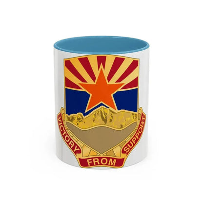 198 Regional Support Group (U.S. Army) Accent Coffee Mug 11oz Light Blue - Go Mug Yourself