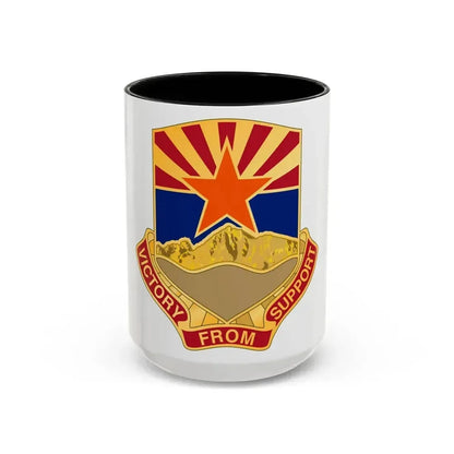 198 Regional Support Group (U.S. Army) Accent Coffee Mug 15oz Black - Go Mug Yourself
