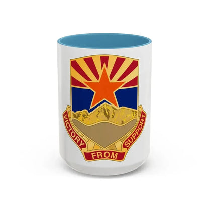 198 Regional Support Group (U.S. Army) Accent Coffee Mug 15oz Light Blue - Go Mug Yourself