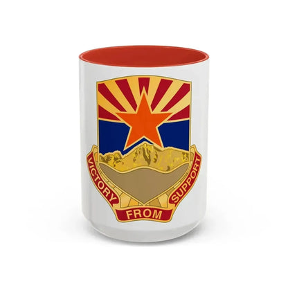 198 Regional Support Group (U.S. Army) Accent Coffee Mug 15oz Red - Go Mug Yourself