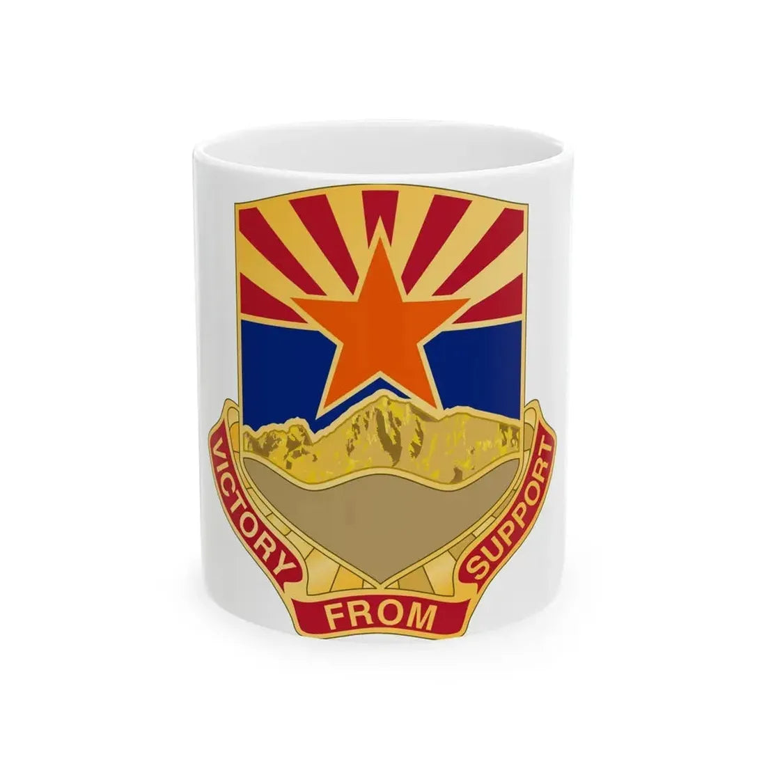 198 Regional Support Group (U.S. Army) White Coffee Mug 11oz - Go Mug Yourself