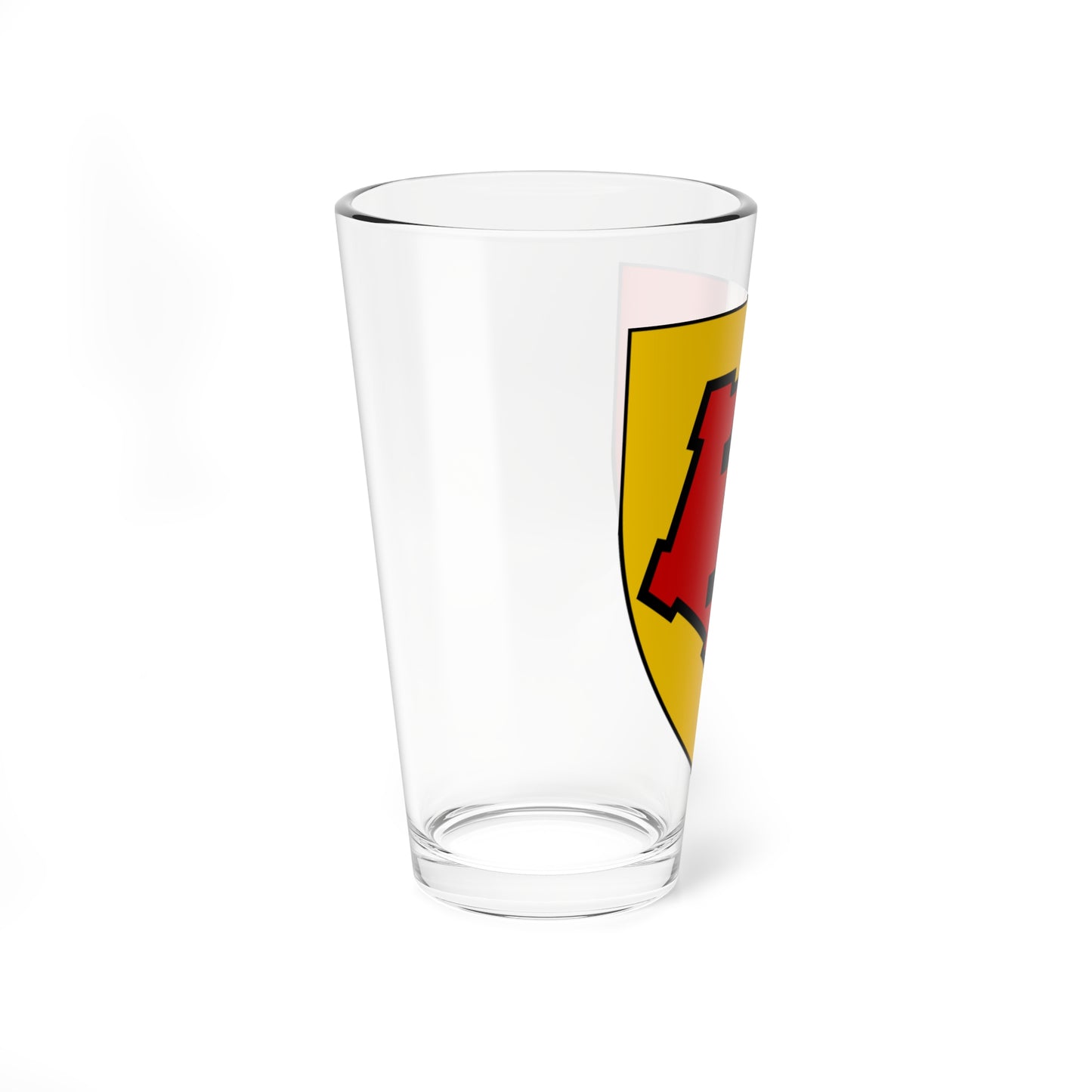 Emblem for the I-DLR (Denmark) (Coat of Arms) Pint Glass 16oz