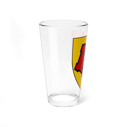 Emblem for the I-DLR (Denmark) (Coat of Arms) Pint Glass 16oz