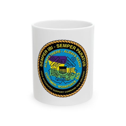 USCG ISC New Orleans (U.S. Coast Guard) White Coffee Mug