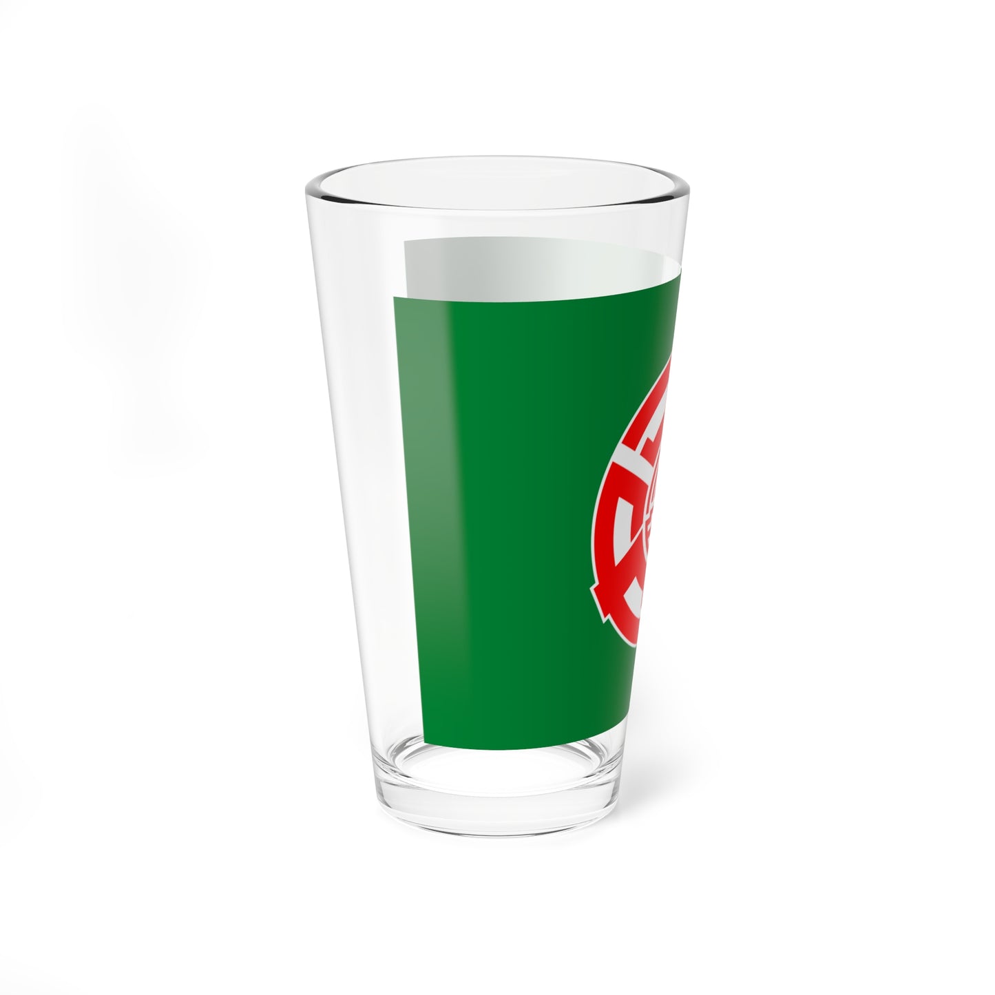 Flag of Kamifurano Hokkaido (Japan) Pint Glass 16oz