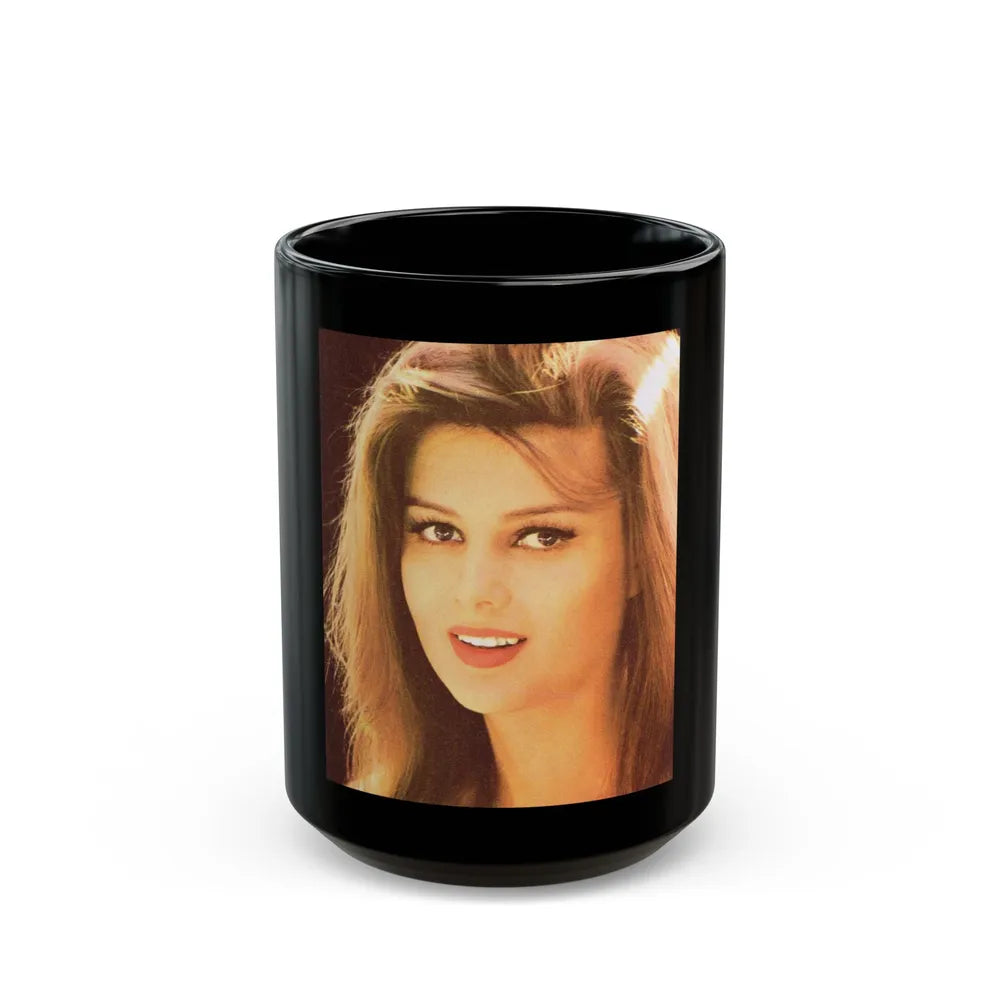 Pamela Tiffin #29 (Vintage Female Icon) Black Coffee Mug-15oz-Go Mug Yourself