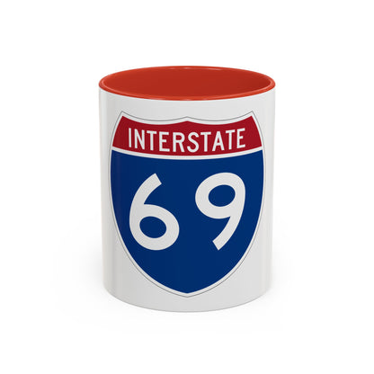 Interstate 69 (U.S. Highways) Accent Coffee Mug