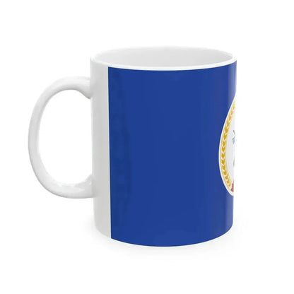 1987-1992 Flag of Afghan Army (Afghanistan) White Coffee Mug - Go Mug Yourself