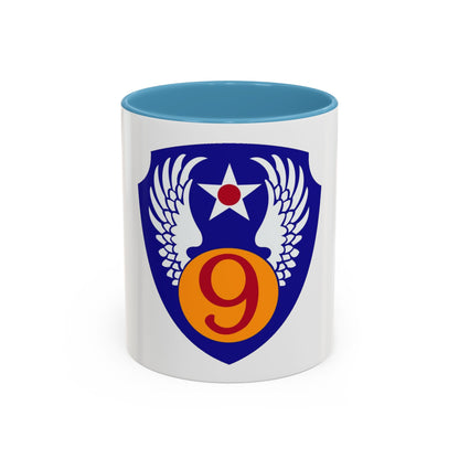 9th Air Force (U.S. Army) Accent Coffee Mug