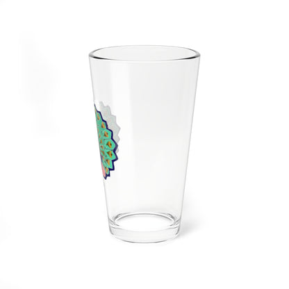 WikiProject Myanmar peacock (Myanmar) (Coat of Arms) Pint Glass 16oz