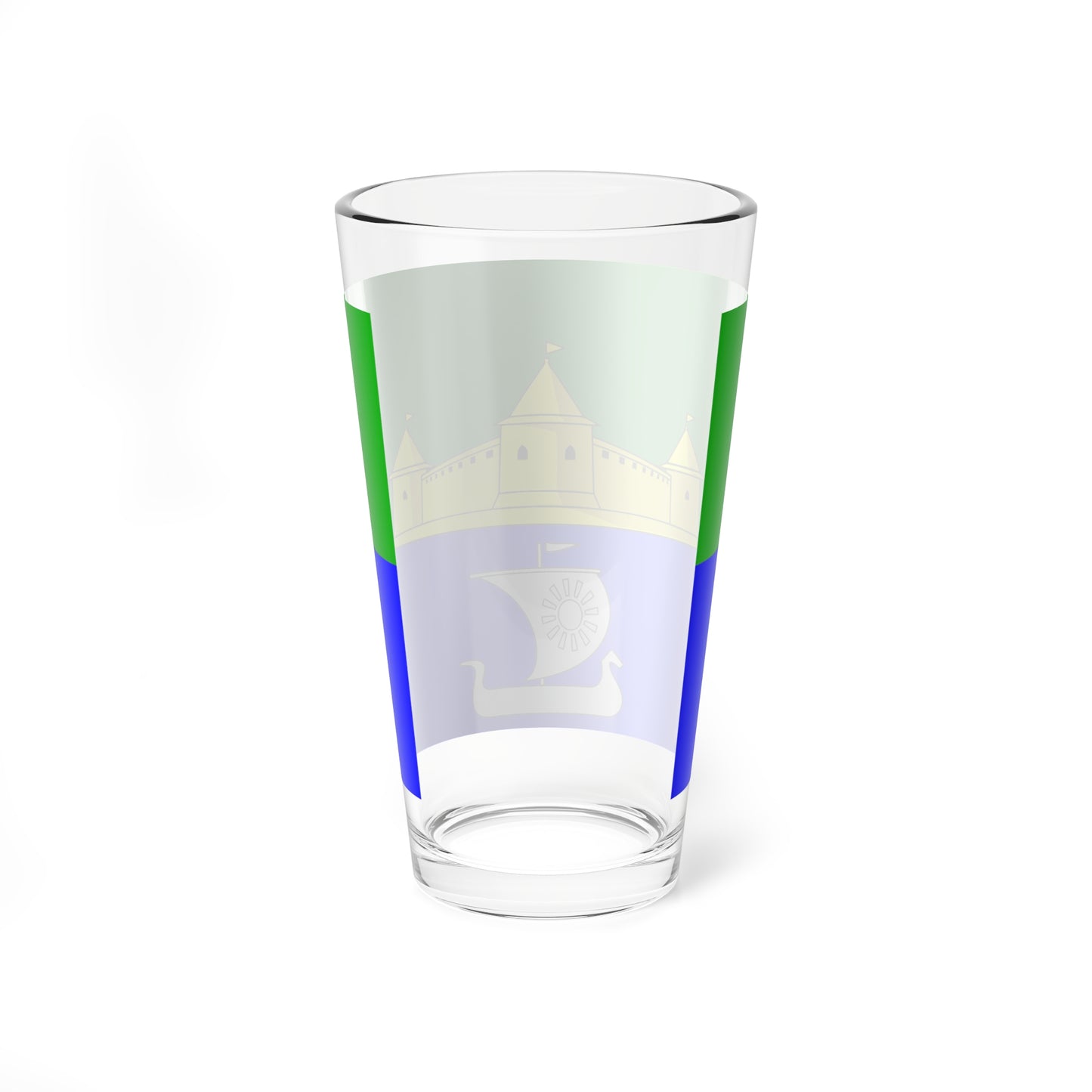 Flag Morozovka Leningrad oblast (Russia) Pint Glass 16oz
